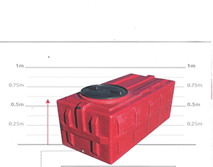 500 Liters (Horizontal Rectangle)